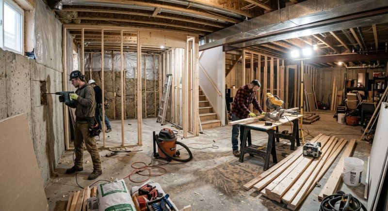 Basement Finishing Service in Alpharetta, GA